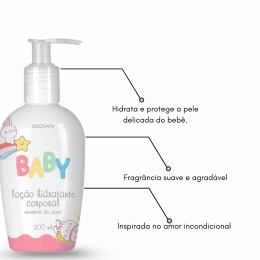 Loção Hidratante Corporal Baby 200 ml Odorata