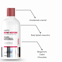 Shampoo Pro-Resgate Bond Restore 500ml Hábito