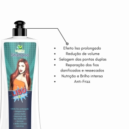Shampoo Liso, Leve e Solto 500ml Hábito