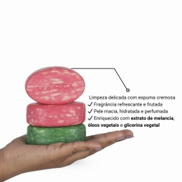 Sabonete em Barra Vegetal Melancia – 3x90g Odorata
