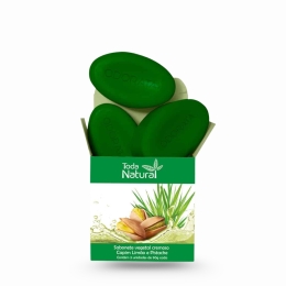 Sabonete em Barra Vegetal Capim Limão e Pistache Toda Natural Odorata