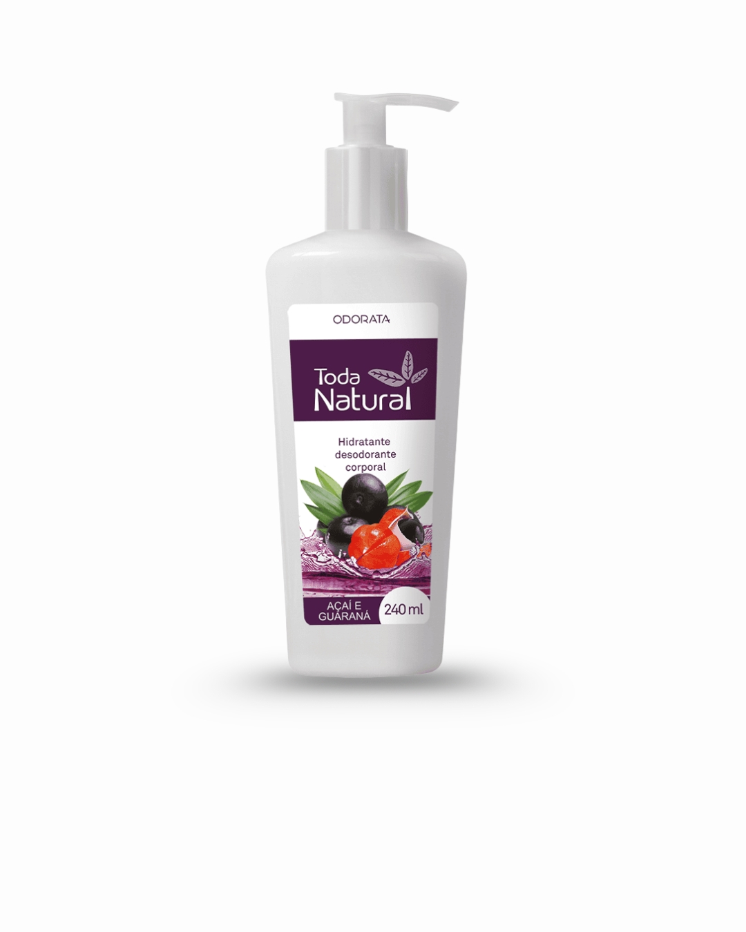 Hidratante Desodorante Corporal Açaí e Guaraná 240 ml Toda Natural Odorata