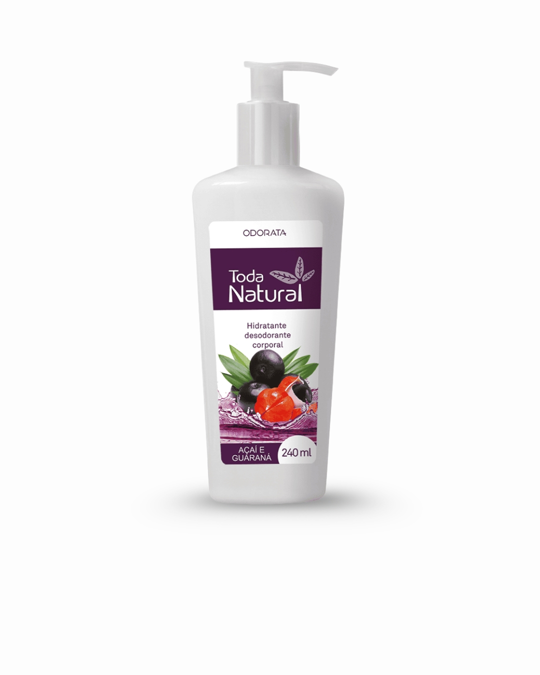 Hidratante Desodorante Corporal Açaí e Guaraná 240 ml Toda Natural Odorata