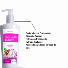 Hidratante Desodorante Corporal Pitaya 240 ml Toda Natural Odorata