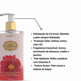 Loção Hidratante Pura Atração 250g Hábito