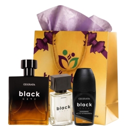 Presente Black city masculino Odorata