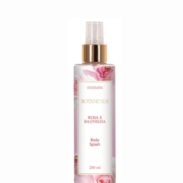 Body Splash Botanicals Rosa e Baunilha 200ml Odorata